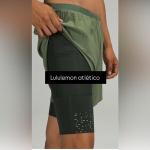 lululemon athletica Olive Green Athletic Shorts size M
